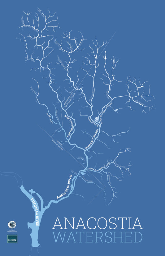 Anacostia Watershed Map